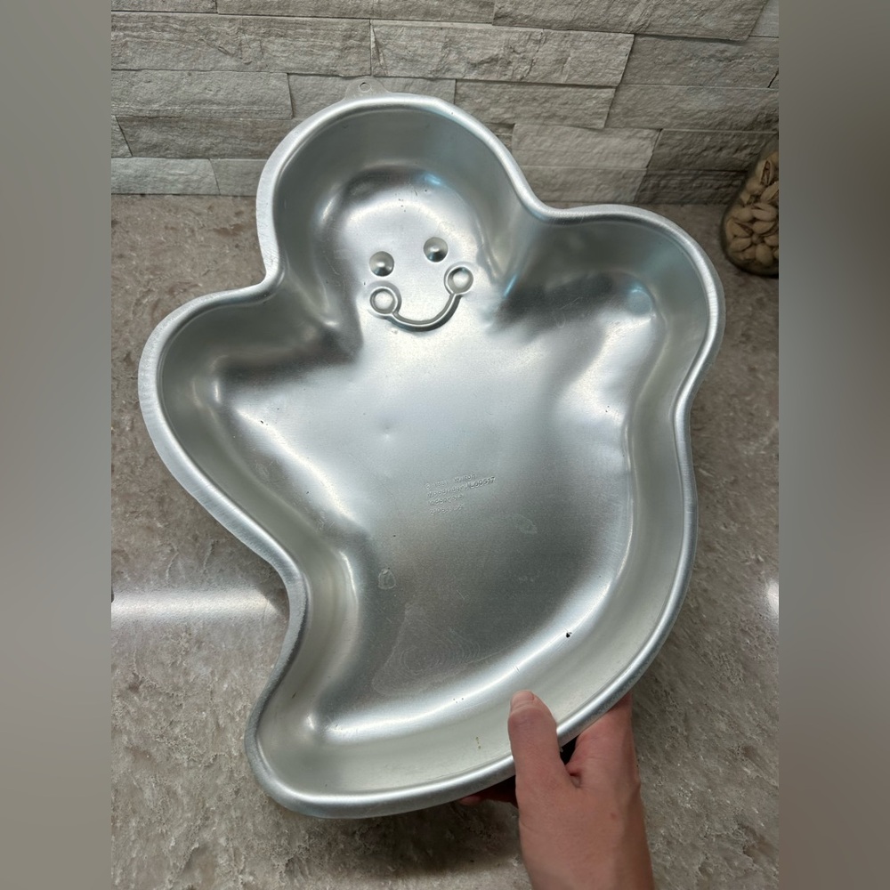 Wilton 1991 Happy Halloween Ghost Cake Pan Mold 2105-9427 Vintage